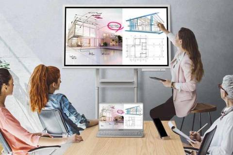 Интерактивные ЖК-дисплеи Samsung Flip2 диагональю 55”,65”,85 с функцией флипчарта